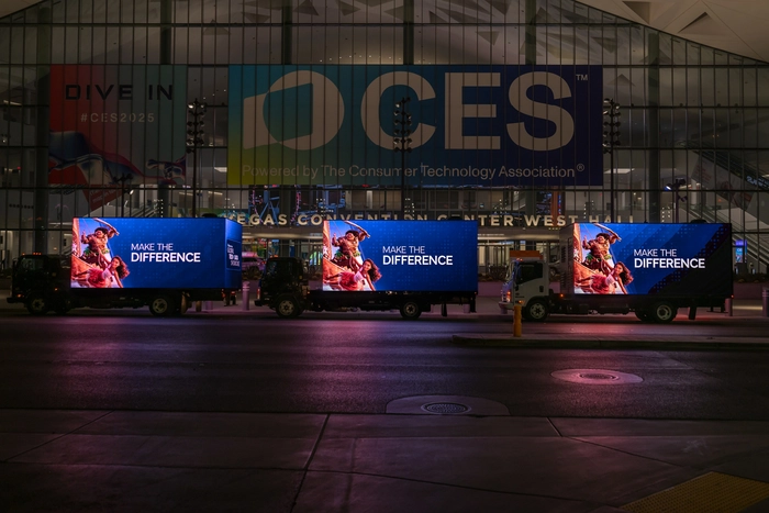Fleet of digital mobile billboard trucks in Las Vegas